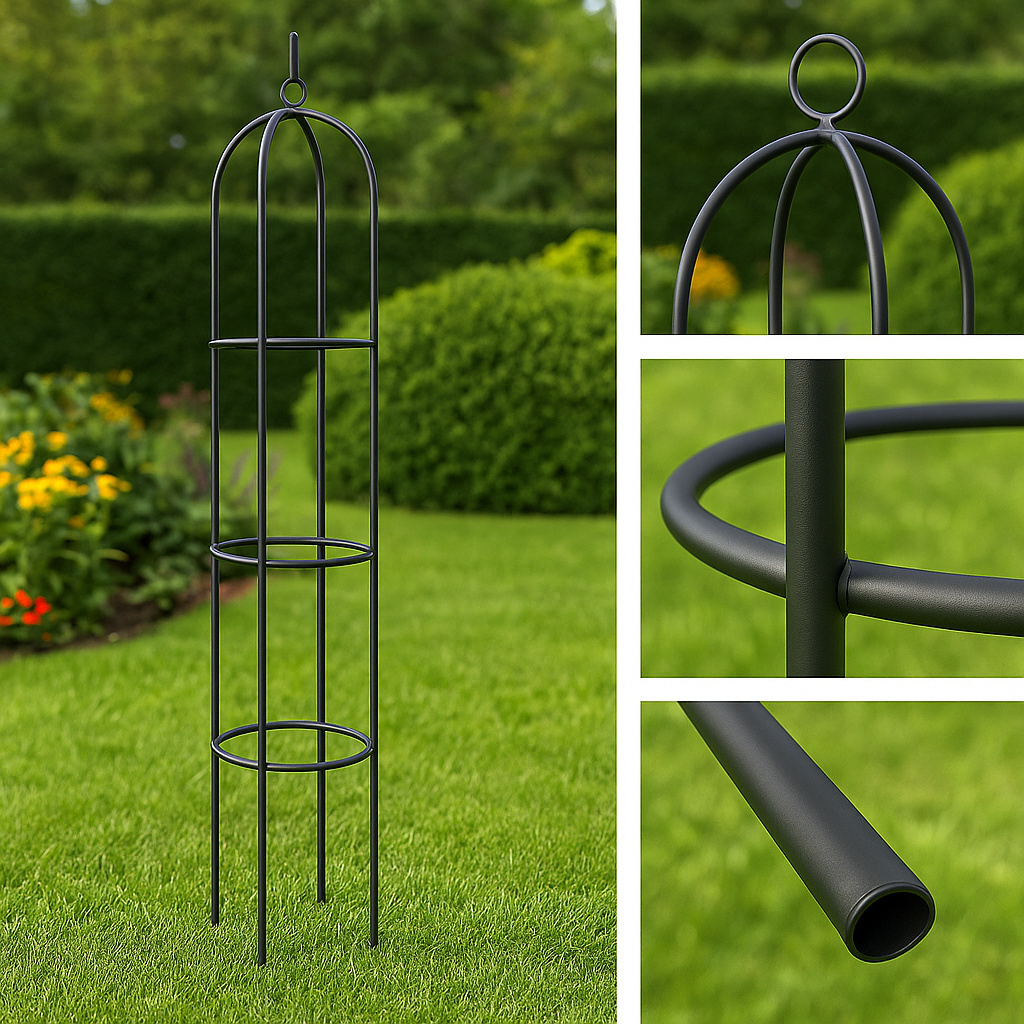 Podpěra pro květiny Zahradní pergola na růže Stojan na květiny Zvon 195 cm MS19558